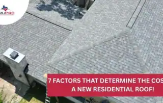 Roofing shingles on a residential house for durability and style.